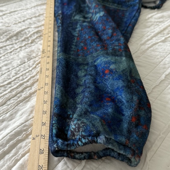 Natural Life Fleece One Piece Pajamas Jumpsuit Zip Up Boho M Camping Cozy Soft - Picture 4 of 7